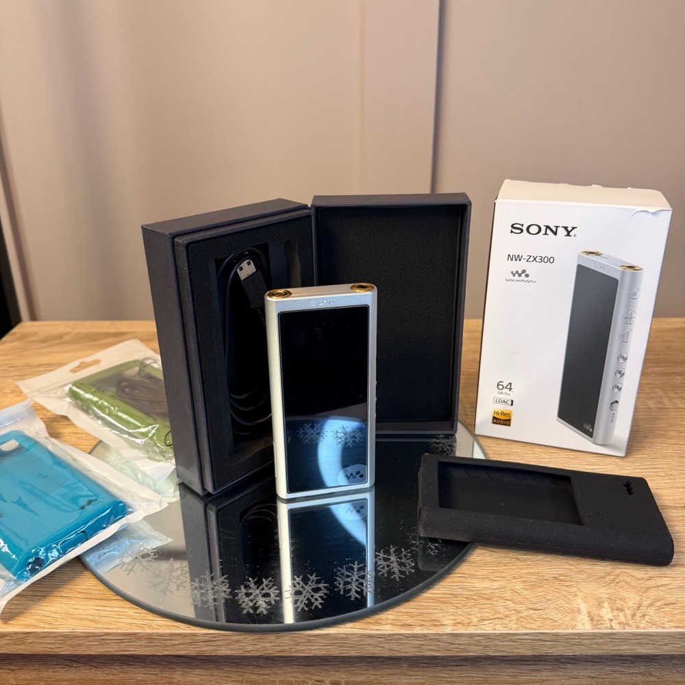 Sony NW-ZX300 Walkman 64GB Digital Music Player Silver Hi Resolution